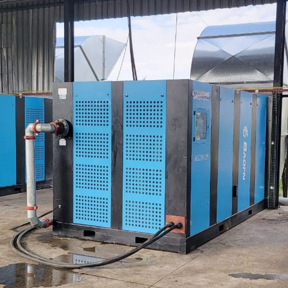 Outdoor BAOFN compressor installation