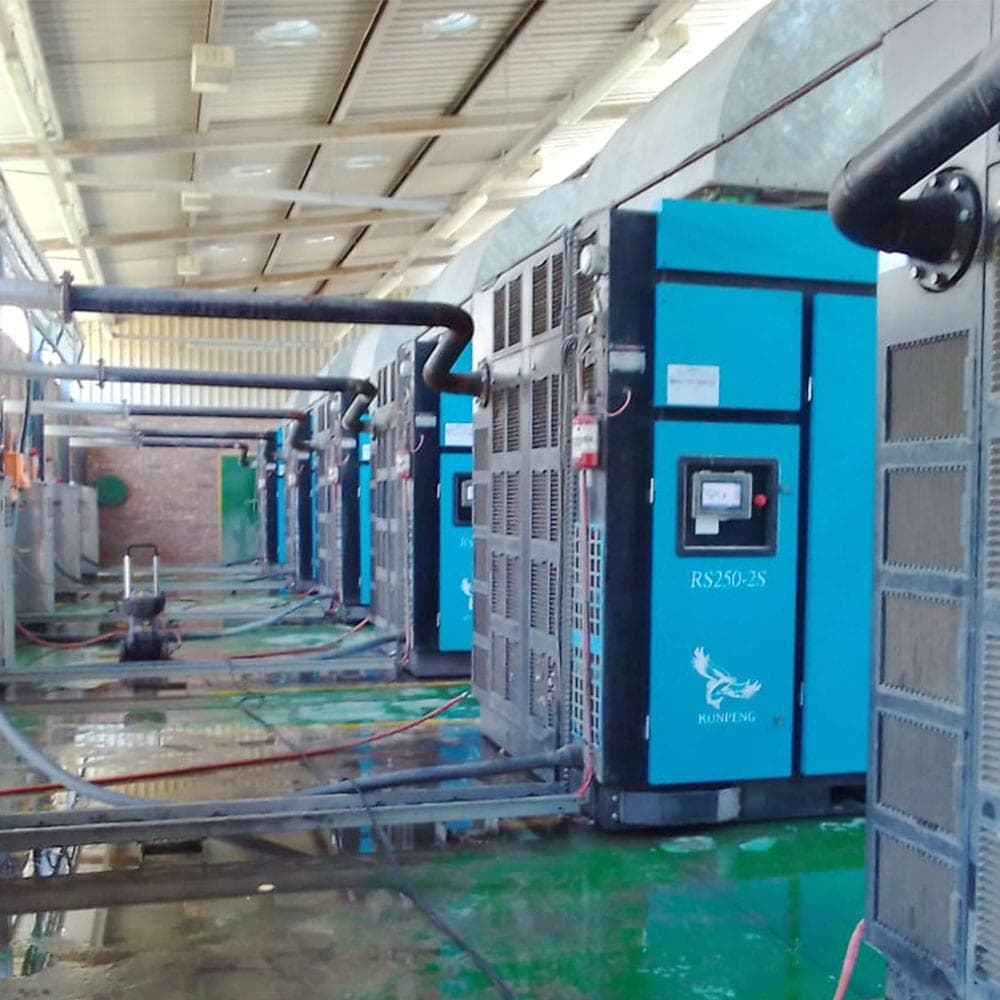 BAOFN compressors installed and running