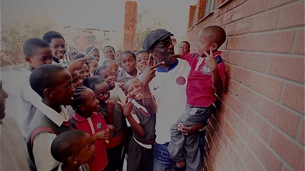 Learners with BAOFN at a school outreach visit
