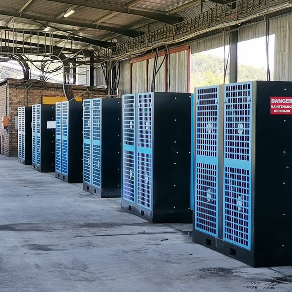 BAOFN compressor installation on an industrial site